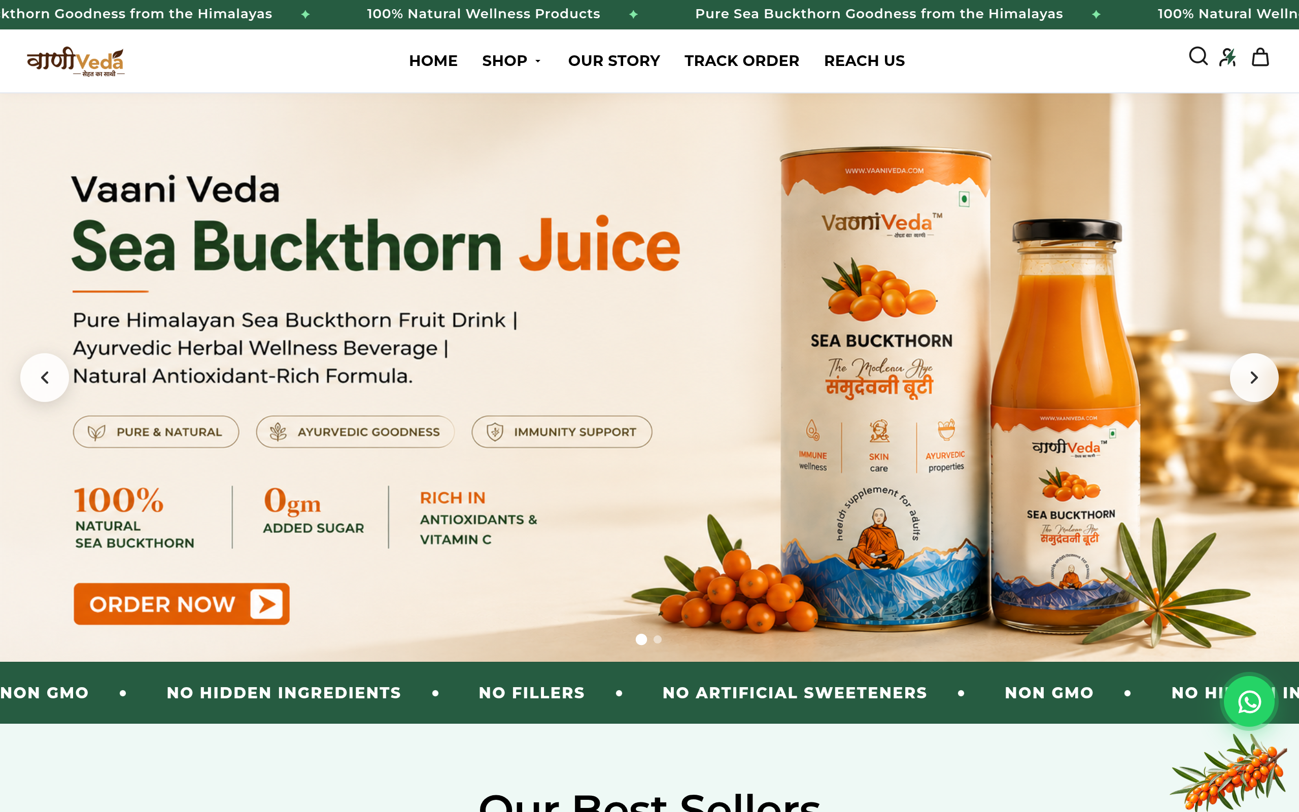 Vaani Veda - High Converting Shopify Store by SalePXL